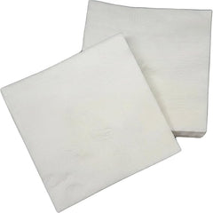 Square Paper Napkins White 4000 Count (8 Packs of 500) - 1-Ply Disposable Cocktail Beverage Napkins - Commercial Grade - Restaurants Bars Parties Events Cleaning