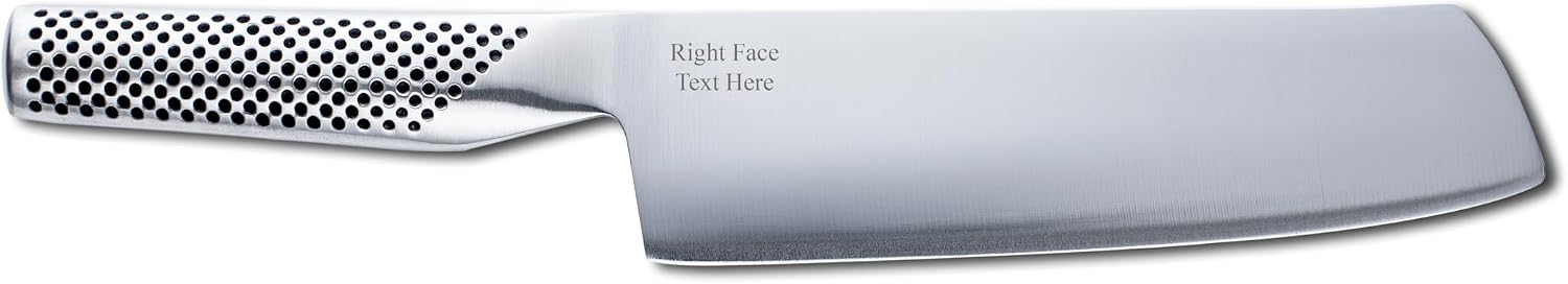 Global G-5 7-Inch Vegetable Knife – Custom Engraved Personalized CROMOVA 18 Stainless Steel Knife