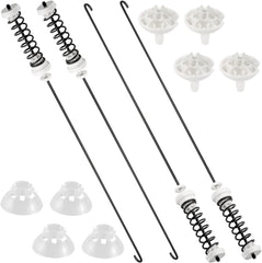 AMI PARTS W10780048 Washer Suspension Rod Kit – 4-Pack Washing Machine Suspension Rod Replacement for Whirlpool & Kenmore Washers