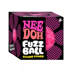 NeeDoh Fuzz Ball – Ultra Soft Sensory Stress Relief Fidget Toy (1 Random Color)