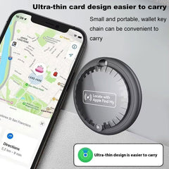 GPS Tracker for Car & Vehicle – 2 Pack, No Monthly Subscription, Mini Apple Find My Compatible Tracking Device for iPhone, Keys, Luggage, Pets & Personal Items