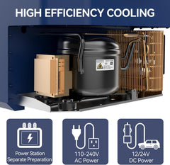 Megiu 32 Quart Portable Car Refrigerator & Freezer
