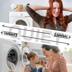 AMI PARTS W10780048 Washer Suspension Rod Kit – 4-Pack Washing Machine Suspension Rod Replacement for Whirlpool & Kenmore Washers