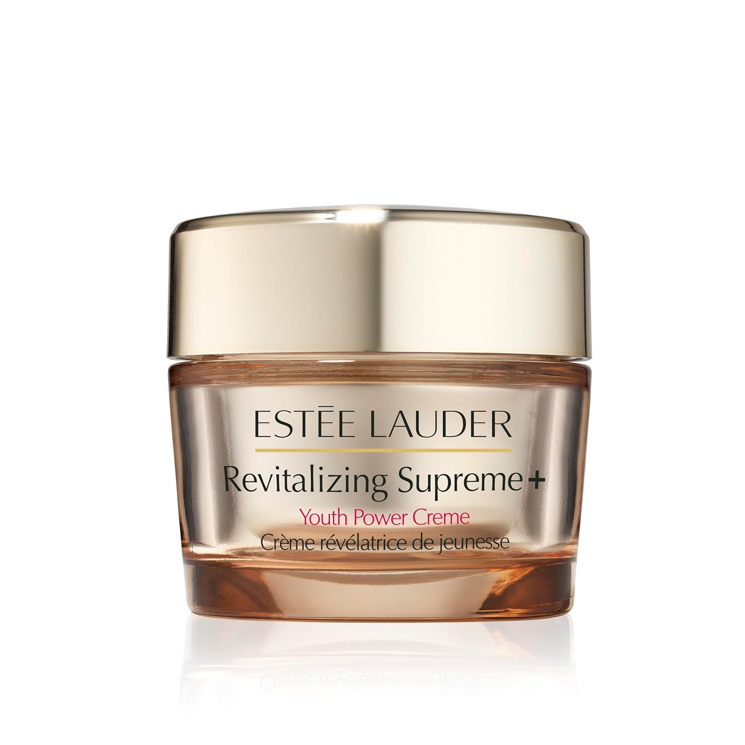 Estée Lauder Revitalizing Supreme+ Youth Power Creme in gold jar