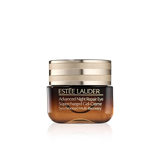 Estée Lauder Advanced Night Repair Eye Supercharged Gel‑Cream jar on white background
