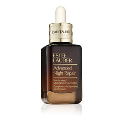Estee Lauder Advanced Night Repair Synchronized Recovery Complex Serum targets wrinkles overnight. THe EA.