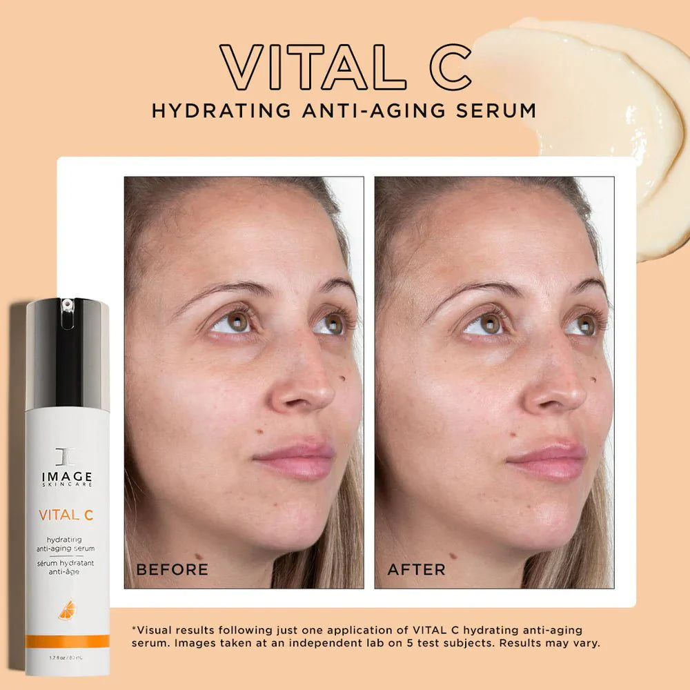 before and after image skincare vital c hydrating serum