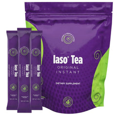 Best Detox Tea for Stomach Fat with Pack of 2 Iaso Instant Detox Tea sachets for easy daily cleanse.