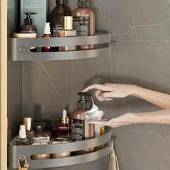 Dual-Tier Corner Bath Caddy