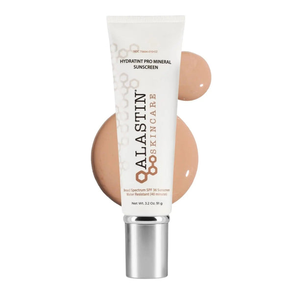 Lightweight tinted sunscreen – Alastin Hydratint Mineral SPF 36 for face and daily wear. The EA.