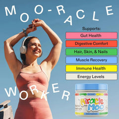 Bovine Colostrum Supplement supports gut health, hair, skin, nails, boost immunity & energy levels.