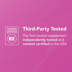 NSF third-party tested supplement label 