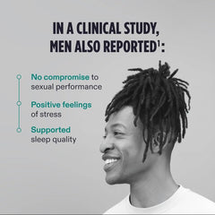 Nutrafol Advantages Clinical study shows men reported positive feelings, improved sleep, & hair growth.