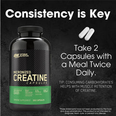 OptimumNutritionMicronizedCreatine2capsulesdaily