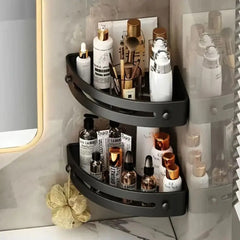 Dual-Tier Corner Bath Caddy