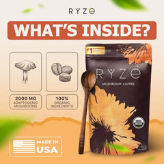 RYZE-Organic-Mushroom-Coffee whats inside