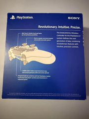 Sony PlayStation product packaging with blue background and white text
