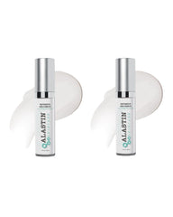 Two Alastin skincare bottles on a white background