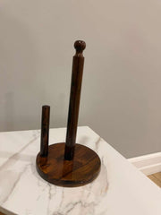 Elegant Wooden Tissue Roll Stand – Premium Handcrafted Wooden Home Décor & Bathroom Accessory