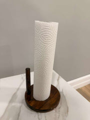 Elegant Wooden Tissue Roll Stand – Premium Handcrafted Wooden Home Décor & Bathroom Accessory