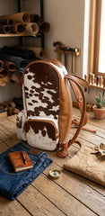The Outlaw Cowhide Luxury Backpack – 100% Pure Leather