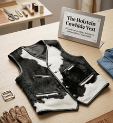 The Frontier Cowhide Luxury Leather Vest