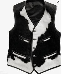The Frontier Cowhide Luxury Leather Vest