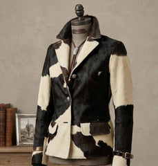 The Maverick Cowhide Luxury Blazer – 100% Pure Leather
