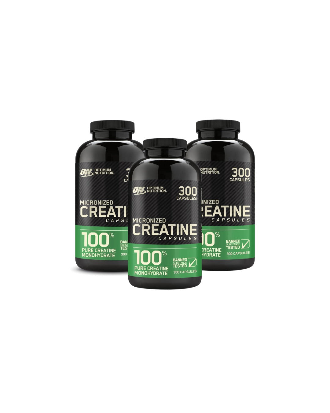 Optimum Nutrition Micronized Creatine Monohydrate Capsules – 300 Count - EA Supplements