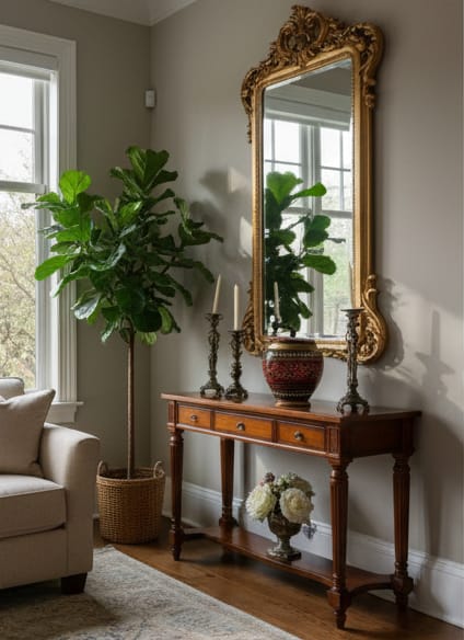 Handcrafted Lacquer Art Decorative Jar with Finial Lid - Rich Red & Black Hand-Painted Floral Design - Ethnic Decorative Vase & Storage Pot - Vintage-Style Ornament for Living Room Decor