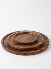 Elegant Spanish-Style Ceramic Plate Set of 3 – Handcrafted Dinner & Serving Plates