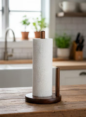 Elegant Wooden Tissue Roll Stand – Premium Handcrafted Wooden Home Décor & Bathroom Accessory
