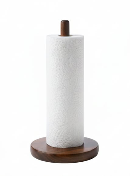 Elegant Wooden Tissue Roll Stand – Premium Handcrafted Wooden Home Décor & Bathroom Accessory