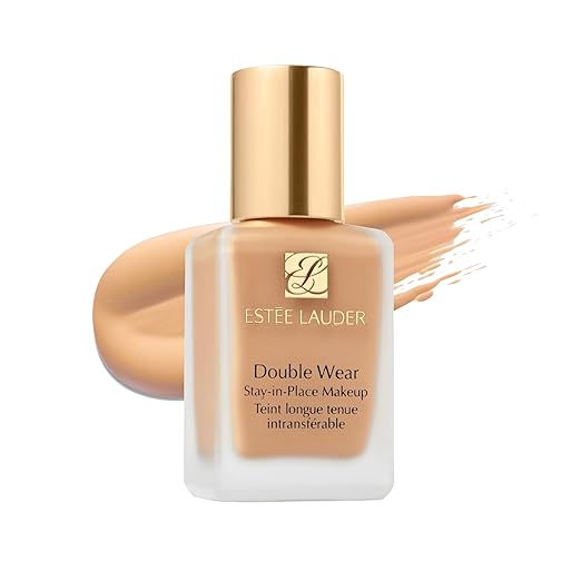 estée lauder double wear stay‑in‑place makeup liquid foundation bottle with swatch