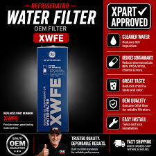 GE XWFE Refrigerator Water Filter – Genuine Replacement Filter for Cleaner, Better-Tasting Water
