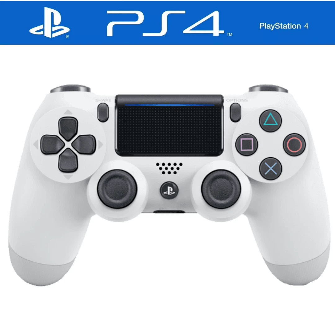Official Original Sony PlayStation 4 DualShock 4 Wireless Controller – White