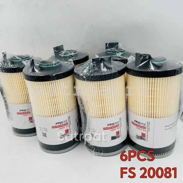 6PCS FS20081 Fuel Filter Water Separator Fit For Cummins A0000904851