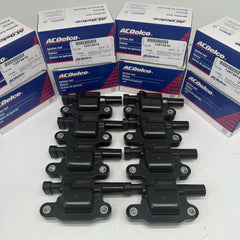 8X OEM AcDelco UF413 Ignition Coil & 41-110 Spark Plug & 9748UU Wire for GMC