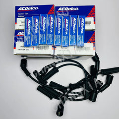 8X OEM AcDelco UF413 Ignition Coil & 41-110 Spark Plug & 9748UU Wire for GMC