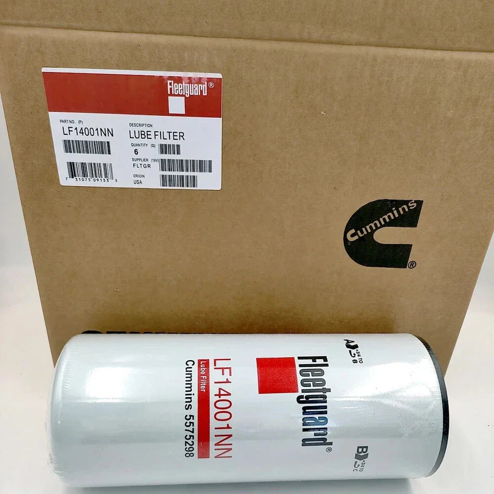 LF14001NN Fleetguard Oil Filter 5575298 for Cummins X15 Engine US Stock-6PCS